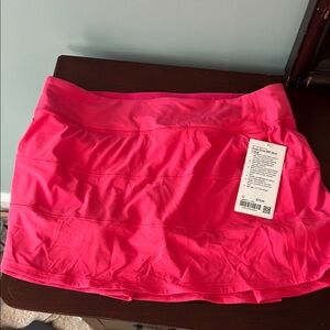 Lululemon Pace Rival MR Skort - watermelon color, New w Tags NWT